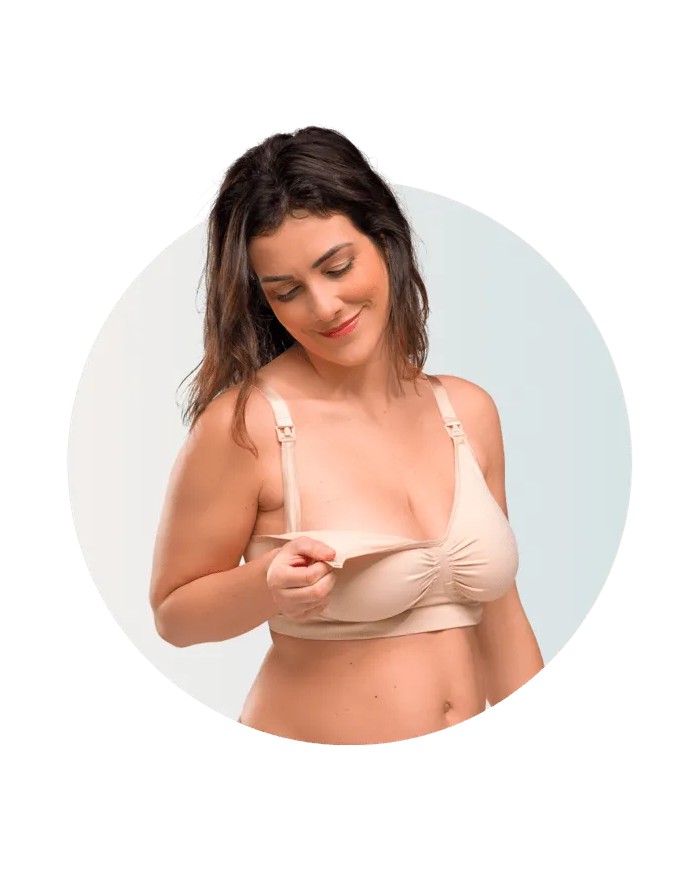 Soutien-gorge grossesse et allaitement Carri-Gel Honey XL
