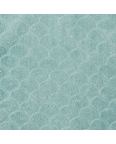 Couverture 75x100 cm Wavy - Vert de gris