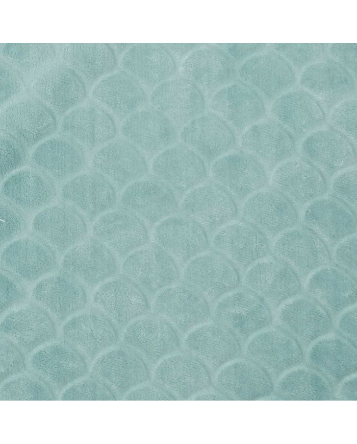 Couverture 75x100 cm Wavy - Vert de gris