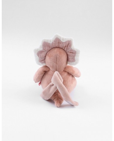 Peluche mini musicale Popsie en Veloudoux, blush/rose poudré