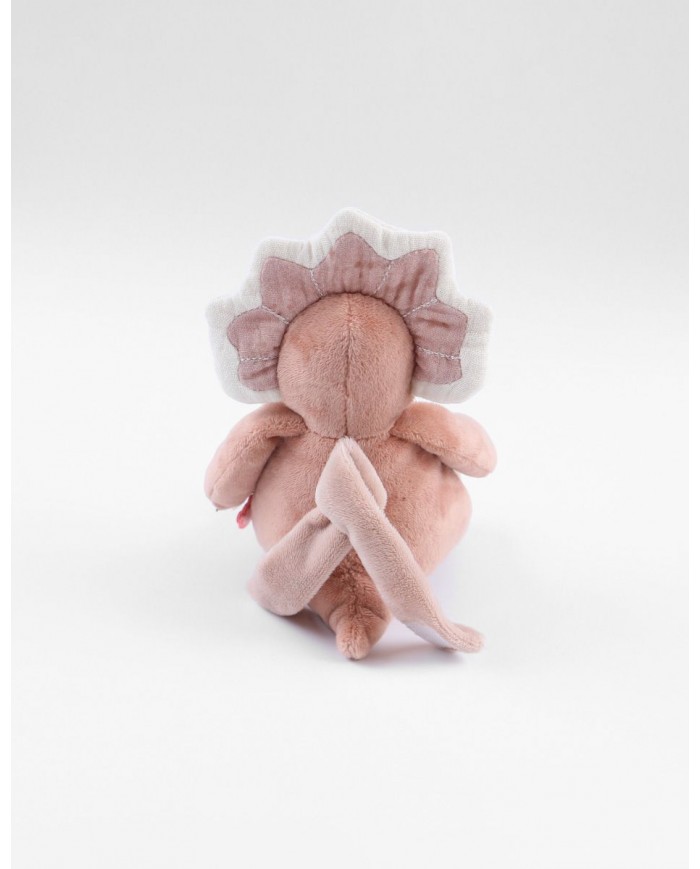 Peluche mini musicale Popsie en Veloudoux, blush/rose poudré