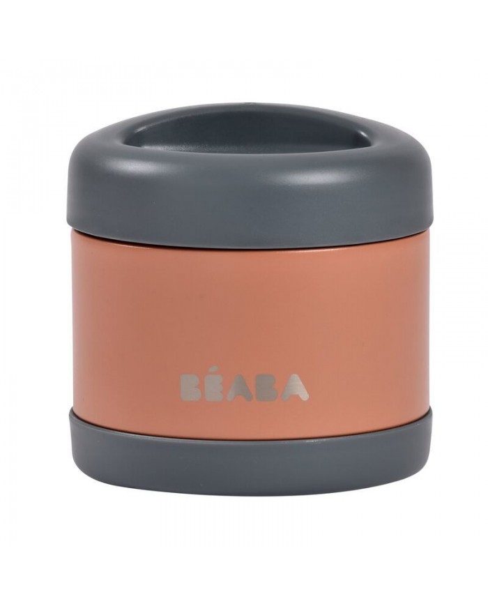 Thermo-portion inox 500 ml (mineral grey/terracota)