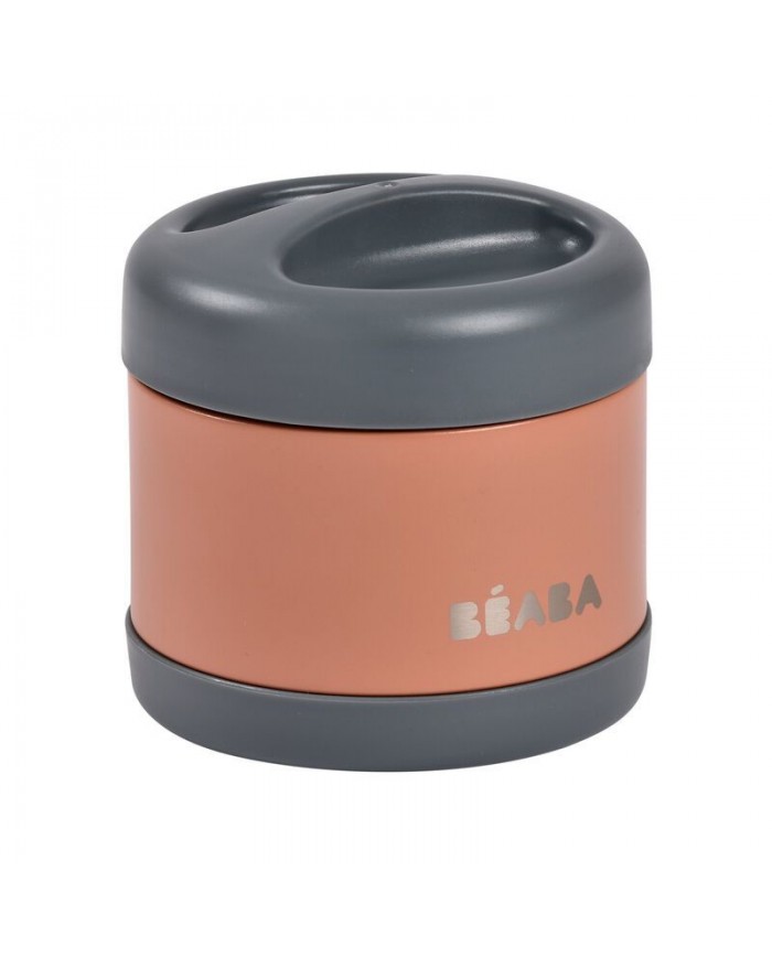 Thermo-portion inox 500 ml (mineral grey/terracota)