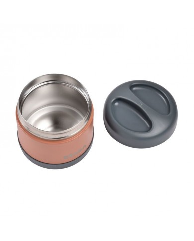 Thermo-portion inox 500 ml (mineral grey/terracota)
