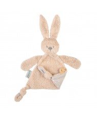 Doudou Popsie en Veloudoux, rose poudré/greige