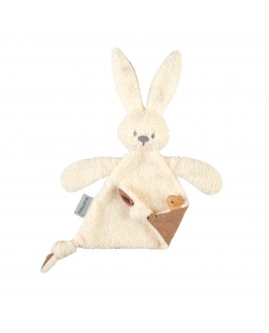 Doudou Lapidou triangle teddy vanille