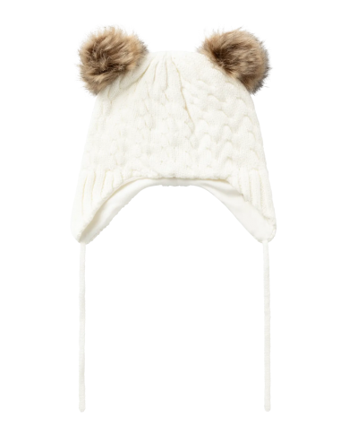 Bonnet à pompons Nbnmillo - Snow White Bonnet à pompons Nbnmillo - Snow White