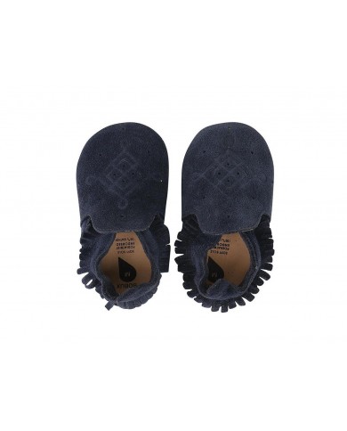 Bobux - Moccasin Navy suede