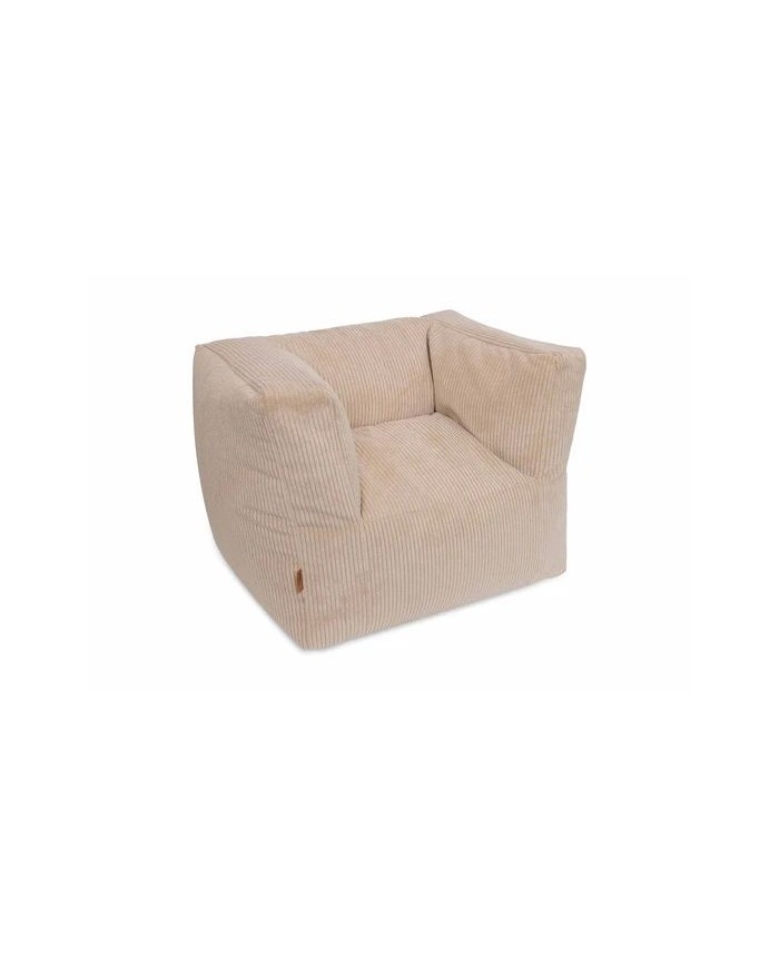 Fauteuil Pouf Enfant Corduroy - Natural