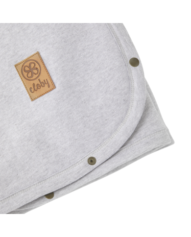 Couverture multifonction 95x75 cm en Teddy - Grey Couverture multifonction 95x75 cm en Teddy - Grey