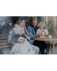 Couverture multifonction 95x75 cm en Teddy - Grey