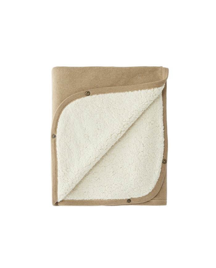 Couverture multifonction 95x75 cm en Teddy - Brown