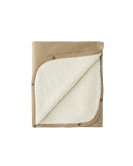 Couverture multifonction 95x75 cm en Teddy - Brown