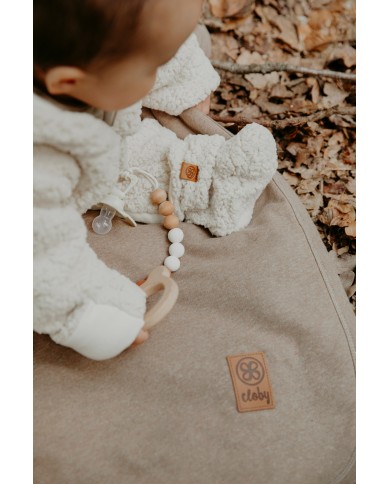 Couverture multifonction 95x75 cm en Teddy - Brown