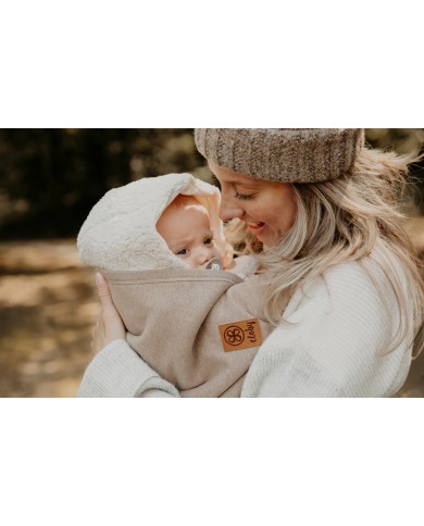 Couverture multifonction 95x75 cm en Teddy - Brown