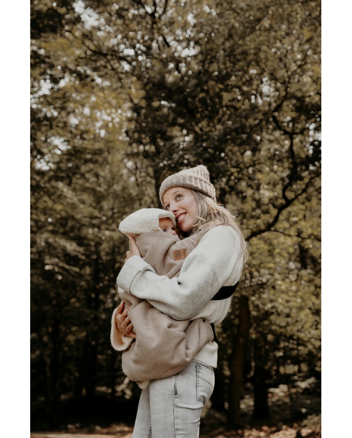 Couverture multifonction 95x75 cm en Teddy - Forest green