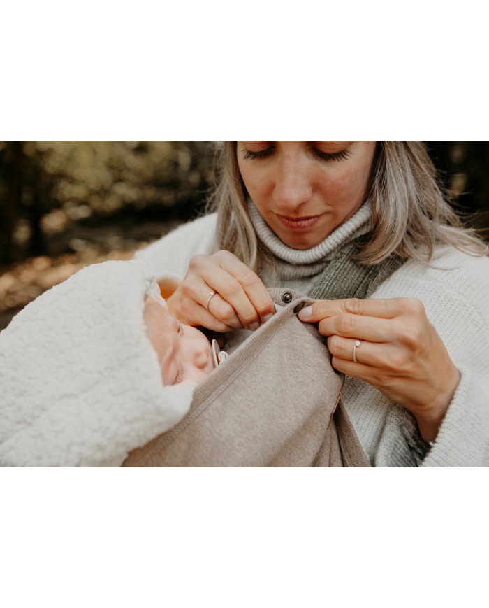 Couverture multifonction 95x75 cm en Teddy - Forest green