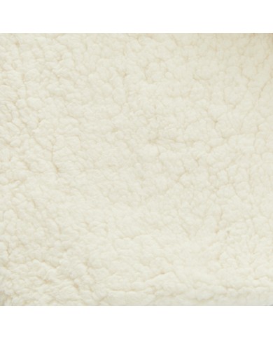 Bonnet réversible en Teddy - 0-6 mois - Forest green