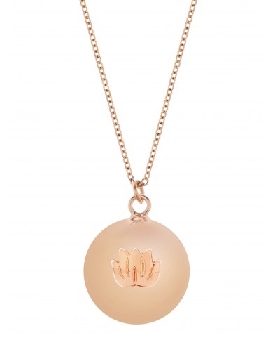 Boule rosé Lotus - chaine rosée Boule rosé Lotus - chaine rosée