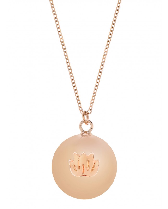 Boule rosé Lotus - chaine rosée