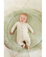 Pyjama Green Leaves - Sand