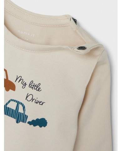 T-shirt manche longue Nbmoswin - Birch T-shirt manche longue Nbmoswin - Birch