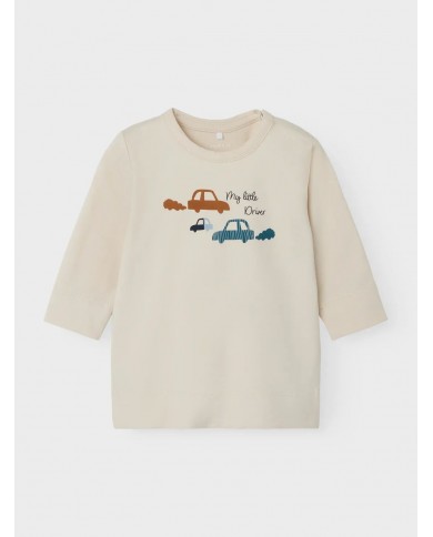 T-shirt manche longue Nbmoswin - Birch T-shirt manche longue Nbmoswin - Birch
