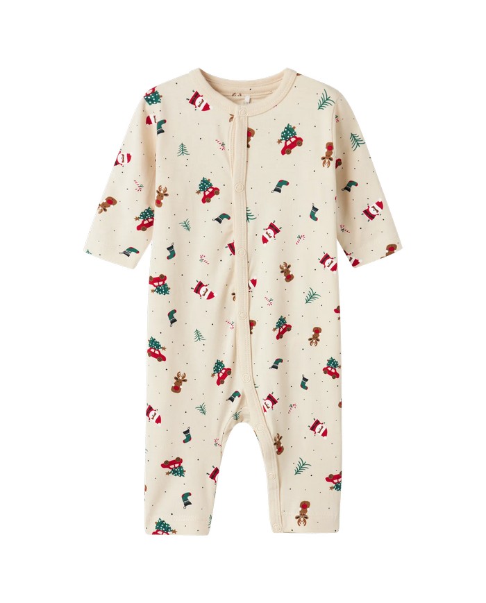 Pyjama de Noël Nbnvismas - Gray/Christmas