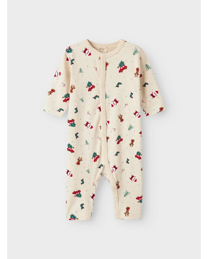 Pyjama de Noël Nbnvismas - Gray/Christmas