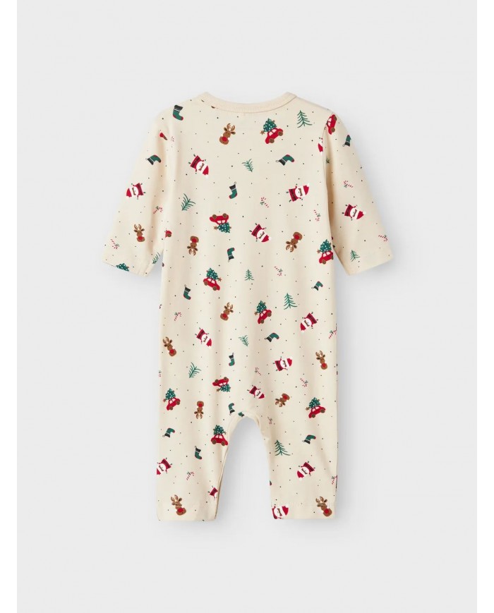 Pyjama de Noël Nbnvismas - Gray/Christmas