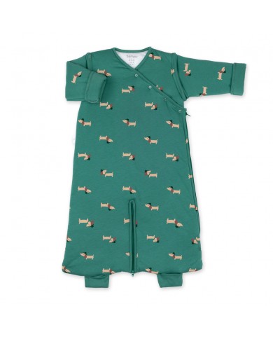 Sac de nuit 4-12m Pady  jersey + jersey WOUFF 74 spinach - TOG : 3.0