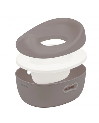 Petit pot 3 en 1 Potty - Taupe