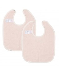 Bavoir 2-pack dijon daily - blush