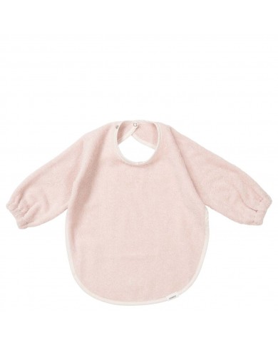 Bavoir à manches dijon daily - Blush