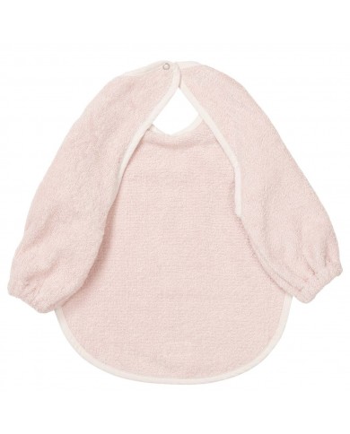 Bavoir à manches dijon daily - Blush