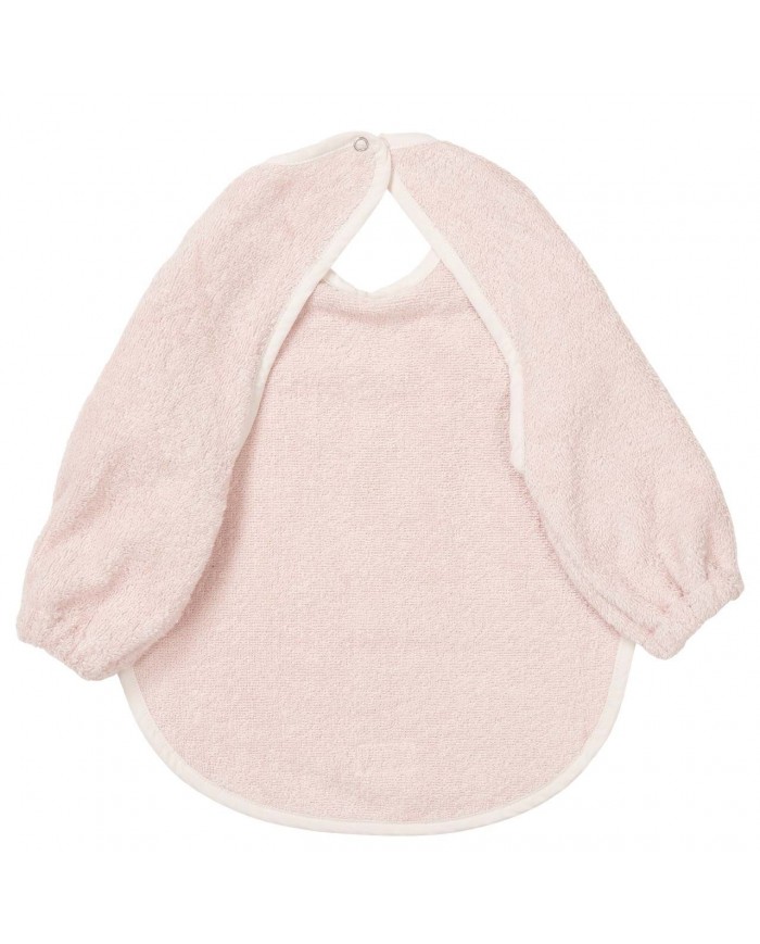 Bavoir à manches dijon daily - Blush