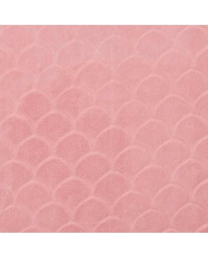 Couverture 75x100 cm Wavy - Vieux rose