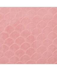 Couverture 75x100 cm Wavy - Vieux rose