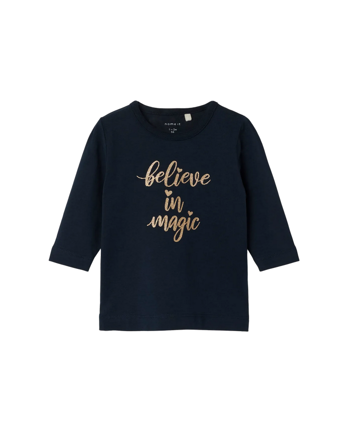 T-shirt manche longue Nbfralove - Dark sapphire