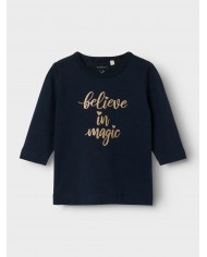 T-shirt manche longue Nbfralove - Dark sapphire
