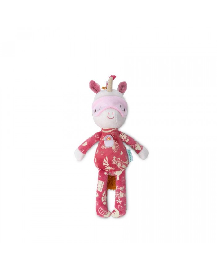 Peluche amie de la nuit Lena la licorne