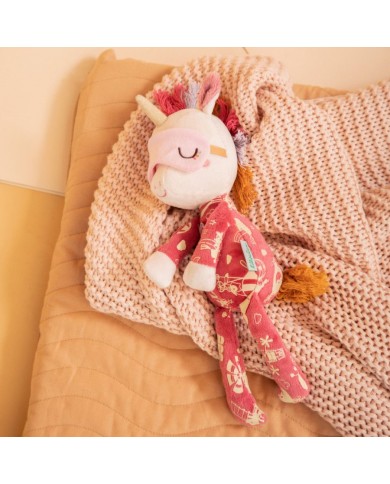 Peluche amie de la nuit Lena la licorne Peluche amie de la nuit Lena la licorne