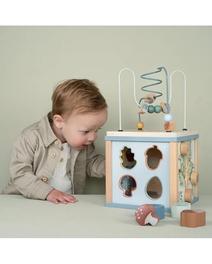 Cube d'activités en bois - Forest Friends