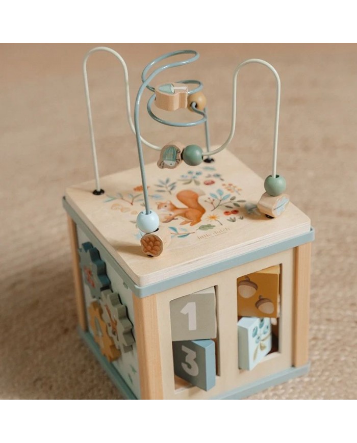 Cube d'activités en bois - Forest Friends