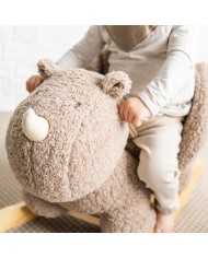 Rhinocéros à Bascule - Teddy taupe