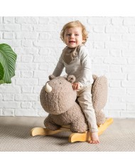 Rhinocéros à Bascule - Teddy taupe