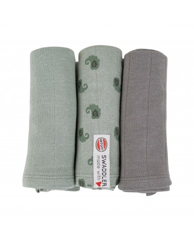 Tétras Hydrophiles (3 pcs) 70x70 cm - Silt Green