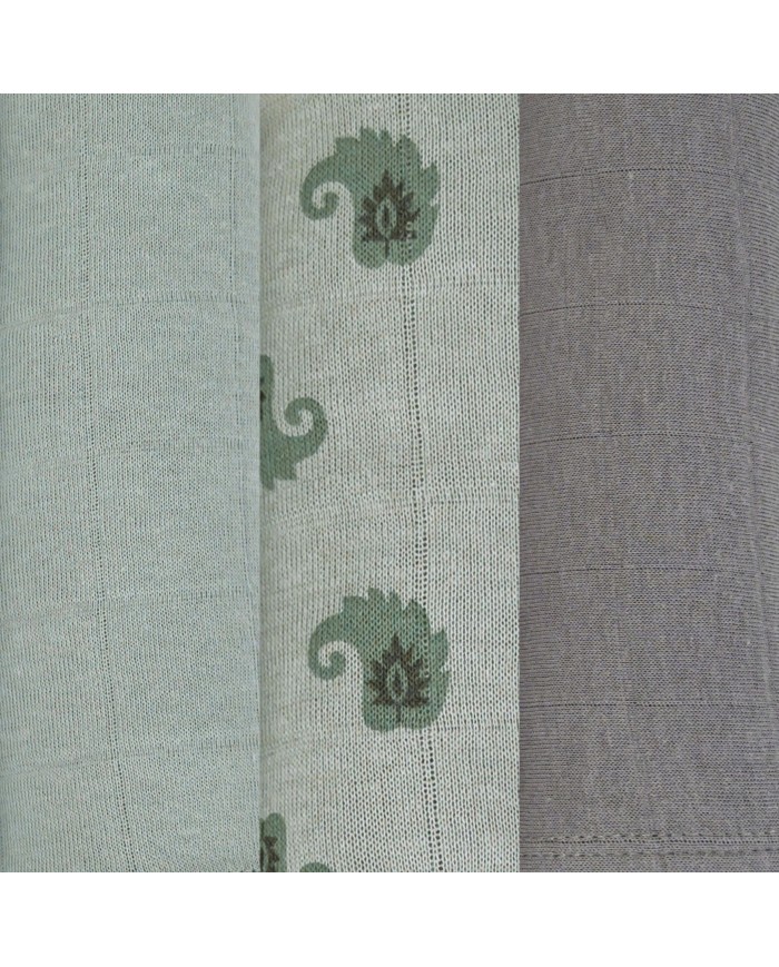 Tétras Hydrophiles (3 pcs) 70x70 cm - Silt Green