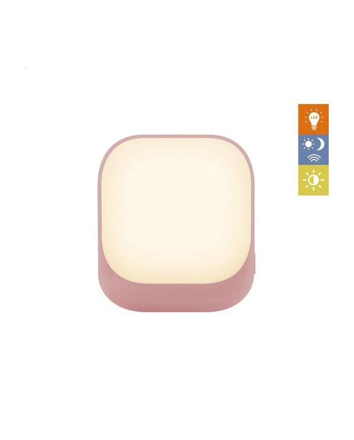 Veilleuse LED automatique - Rose