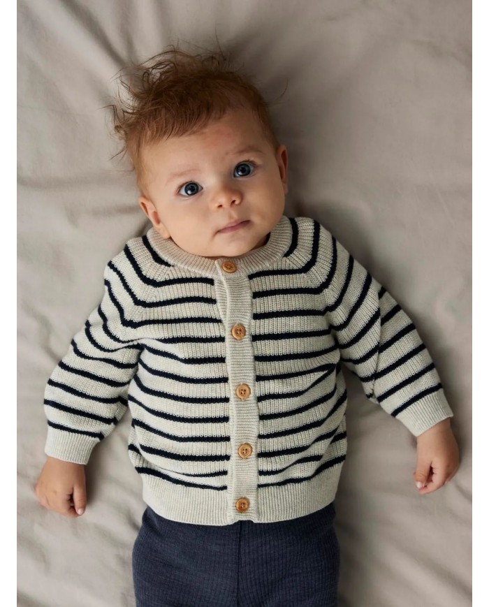 Cardigan Nbmmast - Peyote melange Cardigan Nbmmast - Peyote melange